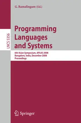 Ramalingam | Programming Languages and Systems | E-Book | www2.sack.de