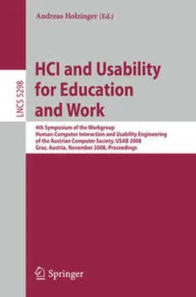 Holzinger | HCI and Usability for Education and Work | E-Book | sack.de