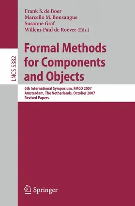Bonsangue / Graf / de Roever |  Formal Methods for Components and Objects | Buch |  Sack Fachmedien