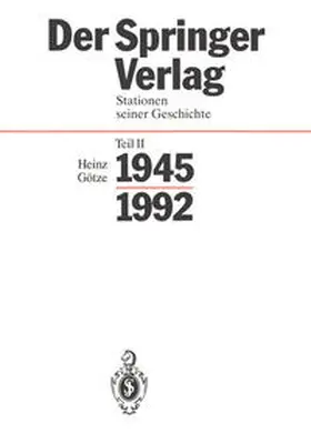 Götze |  Der Springer-Verlag | eBook | Sack Fachmedien