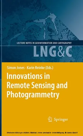 Jones / Reinke |  Innovations in Remote Sensing and Photogrammetry | eBook | Sack Fachmedien
