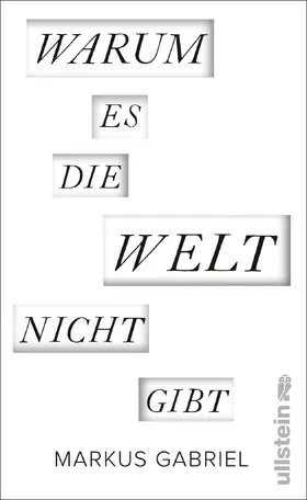 Gabriel |  Warum es die Welt nicht gibt | Buch |  Sack Fachmedien