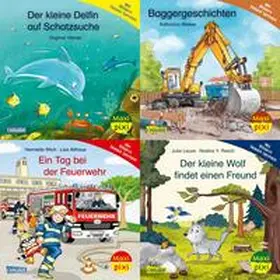 Diverse |  Maxi-Pixi-4er-Set 118: Mit Bildern lesen lernen (4x1 Exemplar) | Buch |  Sack Fachmedien