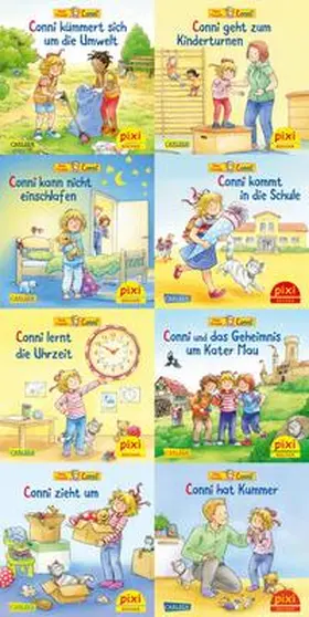 Schneider |  Pixi-8er-Set 300: Neue Abenteuer mit Conni (8x1 Exemplar) | Buch |  Sack Fachmedien