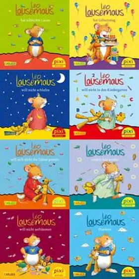 Diverse |  Pixi-Bundle 8er Serie 271: Neues von Leo Lausemaus (8x1 Exemplar) | Buch |  Sack Fachmedien