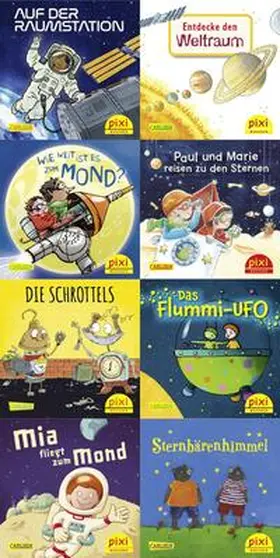 diverse |  Pixi-8er-Set 274: Mit Pixi durchs Weltall (8x1 Exemplar) | Buch |  Sack Fachmedien