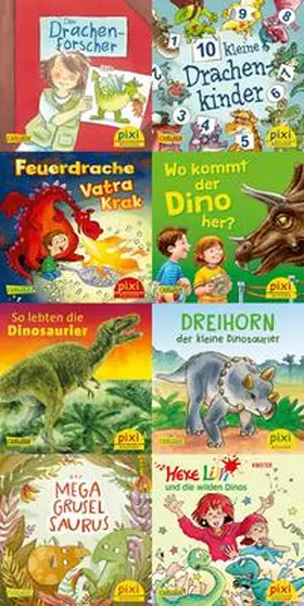 diverse |  Pixi-8er-Set 279: Dinos und Drachen bei Pixi (8x1 Exemplar) | Sonstiges |  Sack Fachmedien