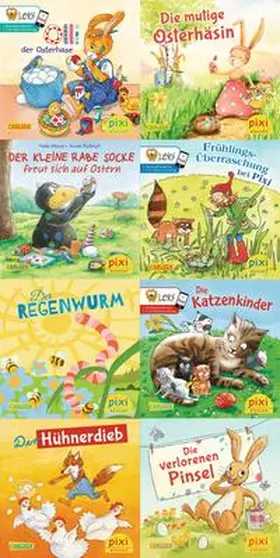  Pixi-Serie Nr. 235: Ostern und Frühling mit Pixi (8x8 Exemplare) | Buch |  Sack Fachmedien