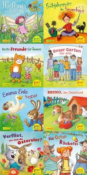 diverse |  Pixi-Box 302: Pixi im Frühling (8x8 Exemplare) | Buch |  Sack Fachmedien