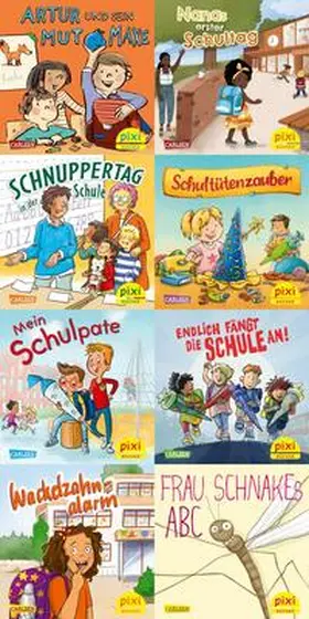 diverse |  Pixi-Box 304: In die Schule mit Pixi (8x8 Exemplare) | Buch |  Sack Fachmedien