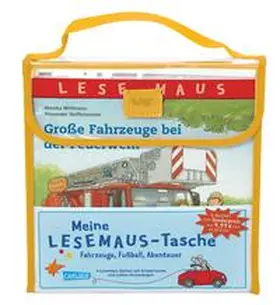 Butschkow / Holtei / Wittmann |  LESEMAUS: Meine Lesemaus-Tasche – Fahrzeuge, Fußball, Abenteuer | Buch |  Sack Fachmedien