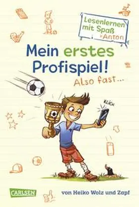 Wolz |  Mein erstes Profispiel! Also fast ... (Lesenlernen mit Spaß + Anton 2) | Buch |  Sack Fachmedien