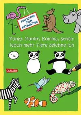 Sörensen / Mensing |  Punkt, Punkt, Komma Strich: Noch mehr Tiere zeichne ich | Buch |  Sack Fachmedien