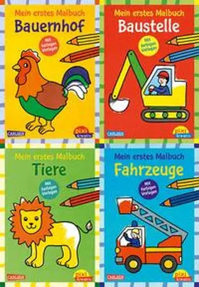  Erstes Malen mit farbigen Vorlagen (4x7 Exemplare) | Buch |  Sack Fachmedien