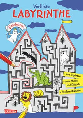 Mensing |  Verflixte Labyrinthe: irre Irrgärten zum Malen und Rätseln | Buch |  Sack Fachmedien