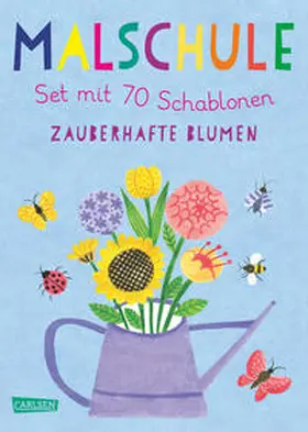  Malschule: Set mit 70 Schablonen: Zauberhafte Blumen | Buch |  Sack Fachmedien