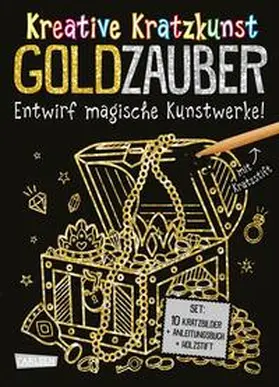 Poitier |  Kratzbilder für Kinder: Kreative Kratzkunst: Goldzauber | Buch |  Sack Fachmedien
