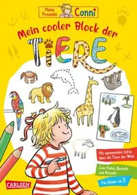Sörensen |  Conni Gelbe Reihe (Beschäftigungsbuch): Mein cooler Block der Tiere | Buch |  Sack Fachmedien