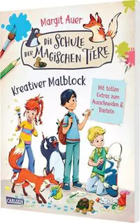 Auer |  Die Schule der magischen Tiere Beschäftigung: Kreativer Malblock | Buch |  Sack Fachmedien