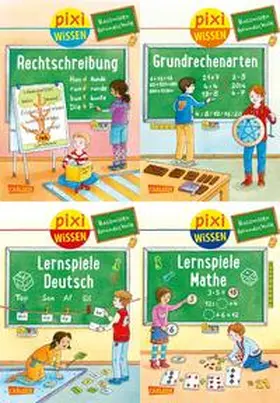 Bade |  Pixi Wissen 4er-Set: Basiswissen Grundschule (4x1 Exemplar) | Buch |  Sack Fachmedien