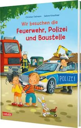 Tielmann |  Max-Bilderbücher: Wir besuchen die Feuerwehr, Polizei und Baustelle | Buch |  Sack Fachmedien