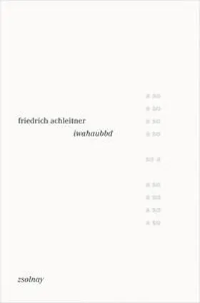 Achleitner |  iwahaubbd | Buch |  Sack Fachmedien