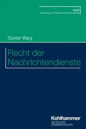 Warg |  Recht der Nachrichtendienste | eBook | Sack Fachmedien