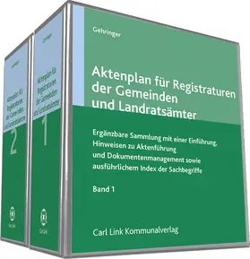 Pröbstle / Gehringer |  Aktenplan für Registraturen der Gemeinden und Landratsämter in Bayern | Loseblattwerk |  Sack Fachmedien