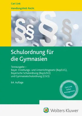  Schulordnung für die Gymnasien | Buch |  Sack Fachmedien