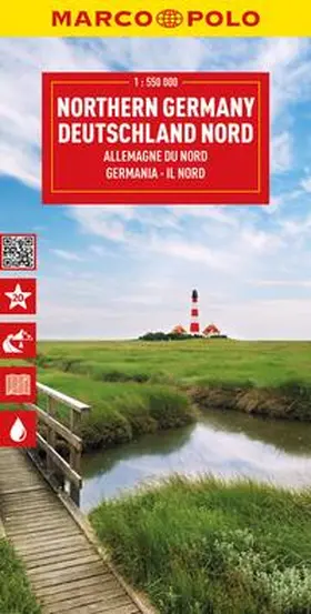 Marco / Marco Polo Verlag |  MARCO POLO Reisekarte Deutschland Nord 1:550.000 | Sonstiges |  Sack Fachmedien