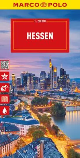 Marco / Marco Polo Verlag |  MARCO POLO Reisekarte Deutschland 06 Hessen 1:200.000 | Sonstiges |  Sack Fachmedien