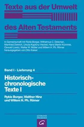 Hinz / Borger / Römer |  Historisch-chronologische Texte I | Buch |  Sack Fachmedien