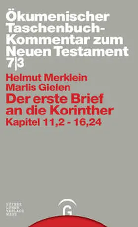 Merklein / Gielen |  Der erste Brief an die Korinther | Buch |  Sack Fachmedien