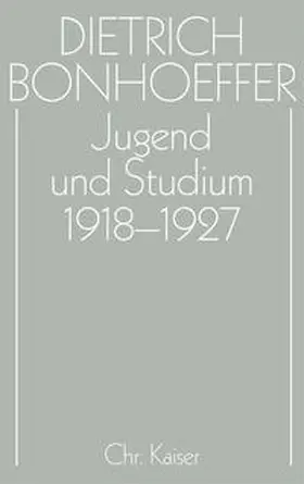 Pfeifer / Green / Kaltenborn |  Jugend und Studium 1918-1927 | Buch |  Sack Fachmedien