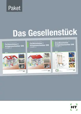 Wagner / Übelacker / Pusch |  Paketangebot Das Gesellenstück. Anlagenmechaniker SHK Lernfelder 1-15 | Buch |  Sack Fachmedien
