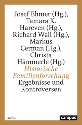 Cerman / Ehmer / Hareven |  Historische Familienforschung | Buch |  Sack Fachmedien