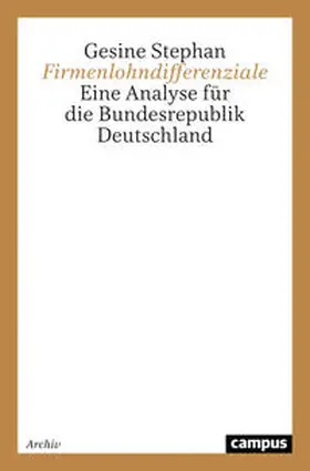 Stephan |  Firmenlohndifferenziale | Buch |  Sack Fachmedien