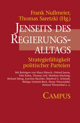 Nullmeier / Saretzki |  Jenseits des Regierungsalltags | Buch |  Sack Fachmedien