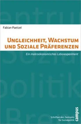 Paetzel |  Ungleichheit, Wachstum und Soziale Präferenzen | Buch |  Sack Fachmedien