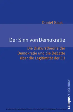 Gaus |  Der Sinn von Demokratie | eBook | Sack Fachmedien