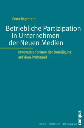 Ittermann | Betriebliche Partizipation in Unternehmen der Neuen Medien | E-Book | sack.de