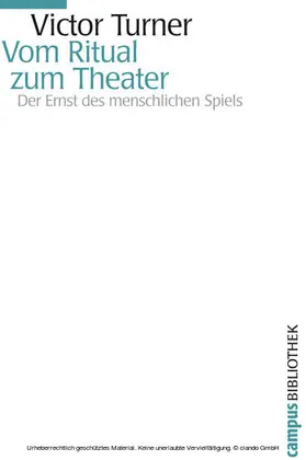 Turner |  Vom Ritual zum Theater | eBook | Sack Fachmedien