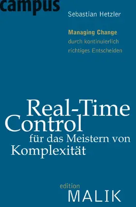 Hetzler |  Real-Time-Control für das Meistern von Komplexität | eBook | Sack Fachmedien