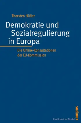 Hüller |  Demokratie und Sozialregulierung in Europa | eBook | Sack Fachmedien