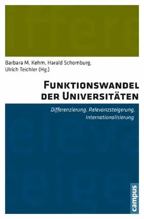 Kehm / Schomburg / Teichler |  Funktionswandel der Universitäten | eBook | Sack Fachmedien