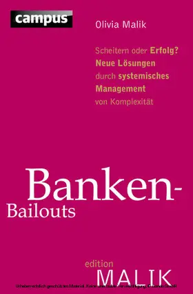 Malik |  Banken-Bailouts | eBook | Sack Fachmedien
