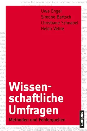 Engel / Bartsch / Schnabel |  Wissenschaftliche Umfragen | eBook | Sack Fachmedien