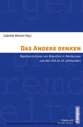 Metzler |  Das Andere denken | eBook | Sack Fachmedien