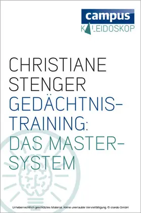 Stenger |  Gedächtnistraining: Das Master-System | eBook | Sack Fachmedien