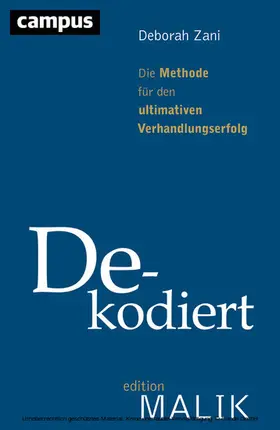 Zani |  Dekodiert | eBook | Sack Fachmedien
